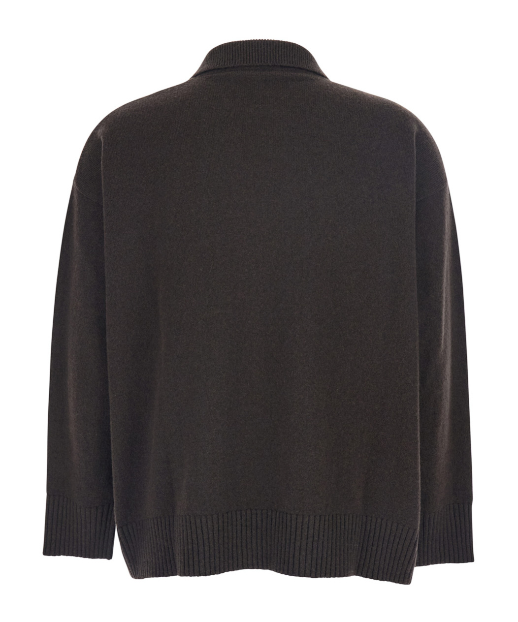 Antonelli V-neck Long-sleeve Knitted Sweater In Animal Print