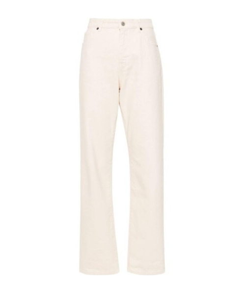 Bash Belt Casual Pants In White