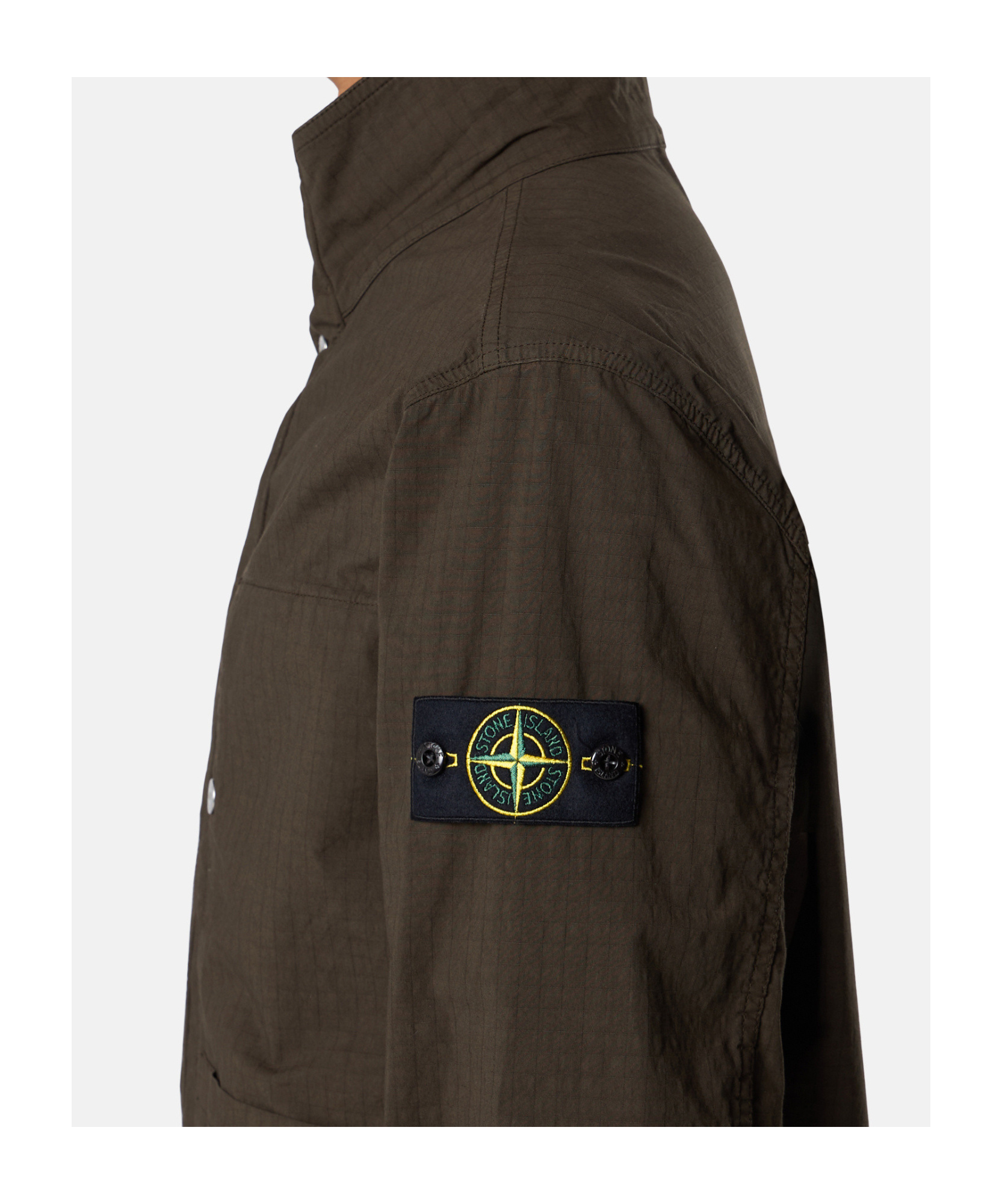 Stone Island 4100044 Mil-spec Stretch Ripstop-tc In Military Green