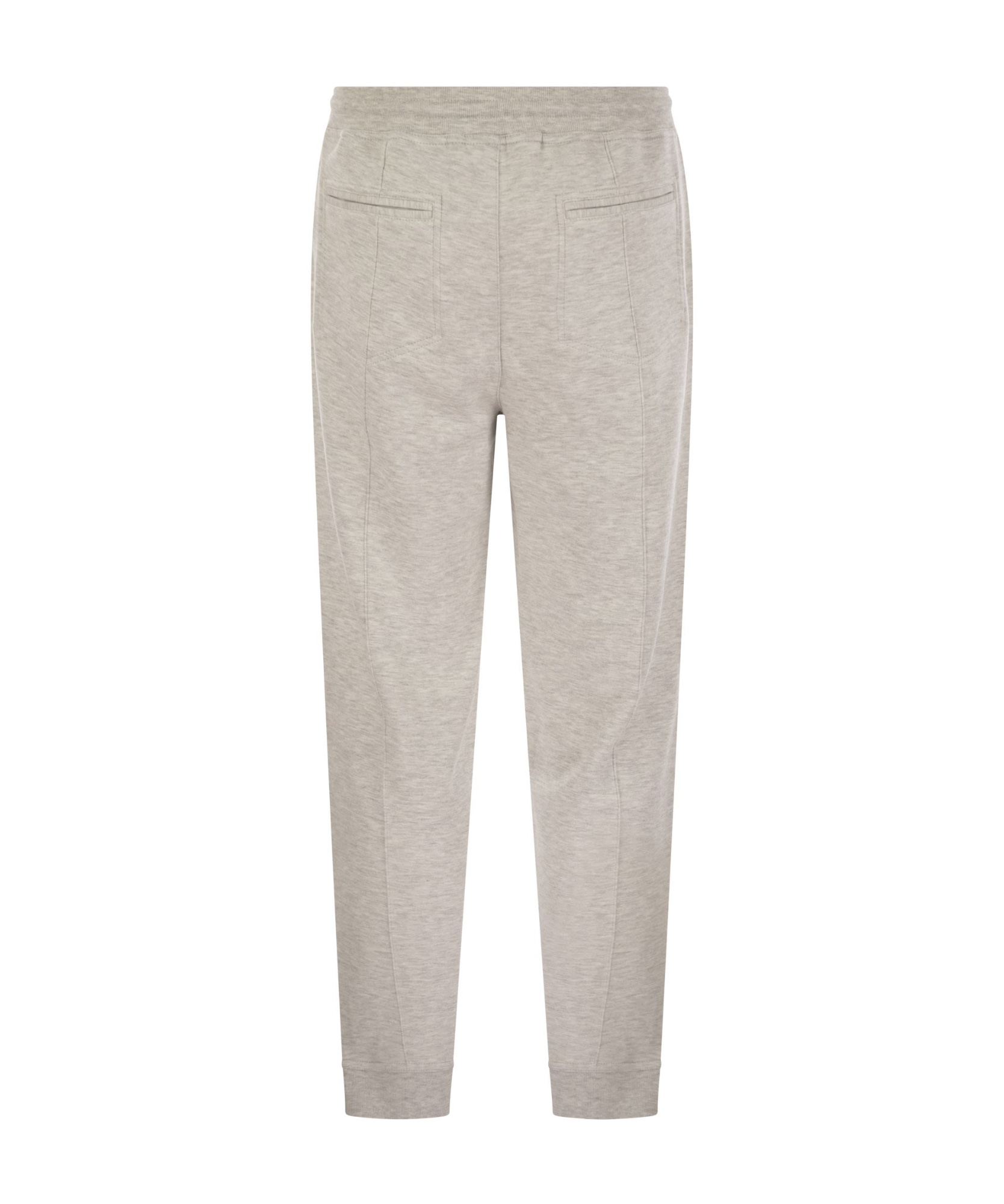 Brunello Cucinelli Elastic Waist Casual Pants In Nude