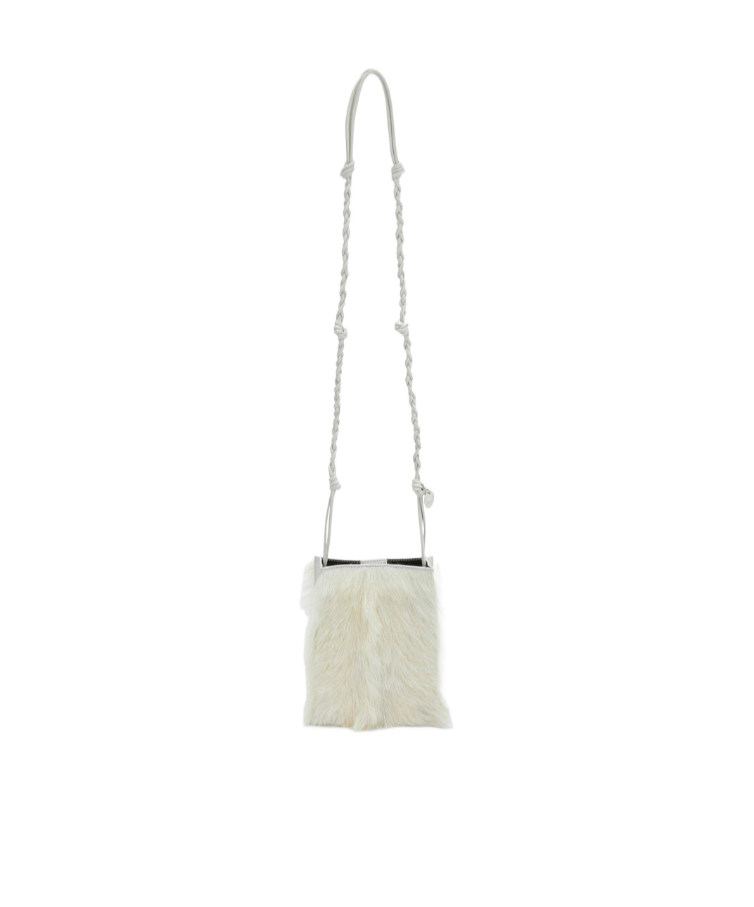Jil Sander Small Tangle Body Bag In White