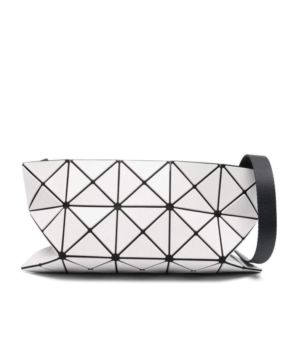 Bao Bao Issey Miyake Lucent Matte Crossbody Bag In Light Grey
