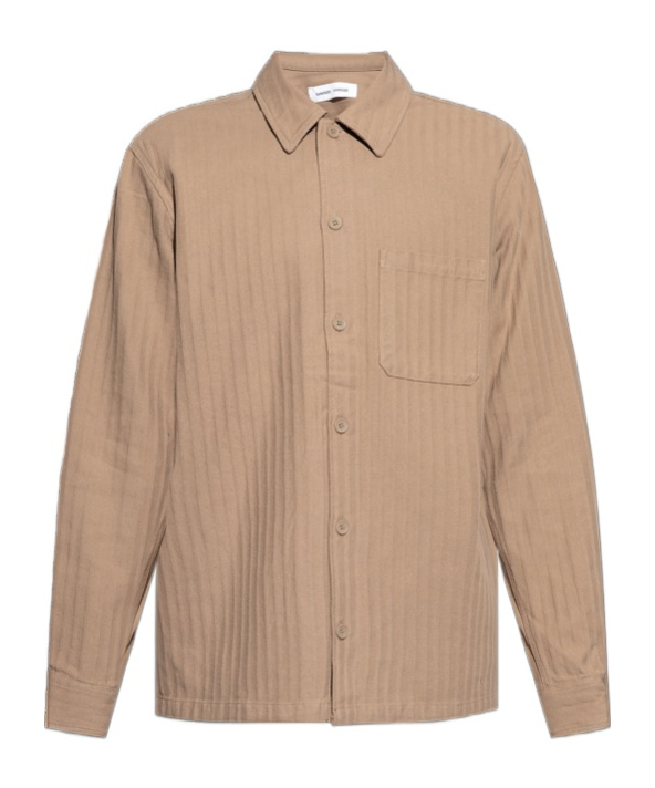 Samsoe & Samsoe Sadamon Shirt In Neutral