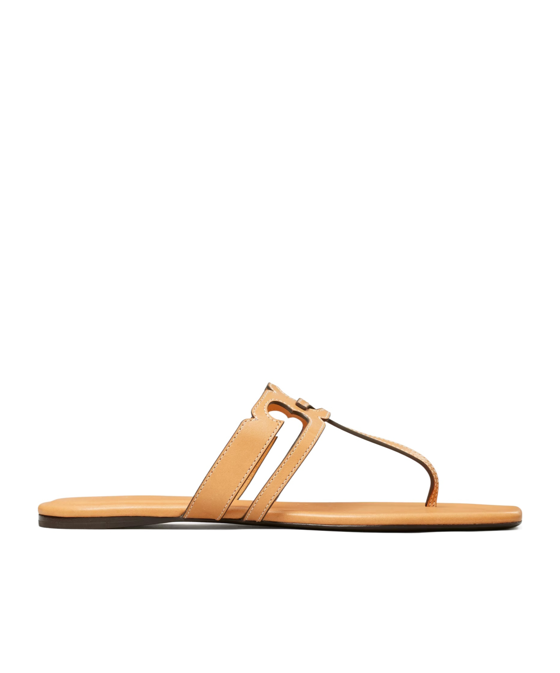Tory Burch Brown Leather Sandals In Brown