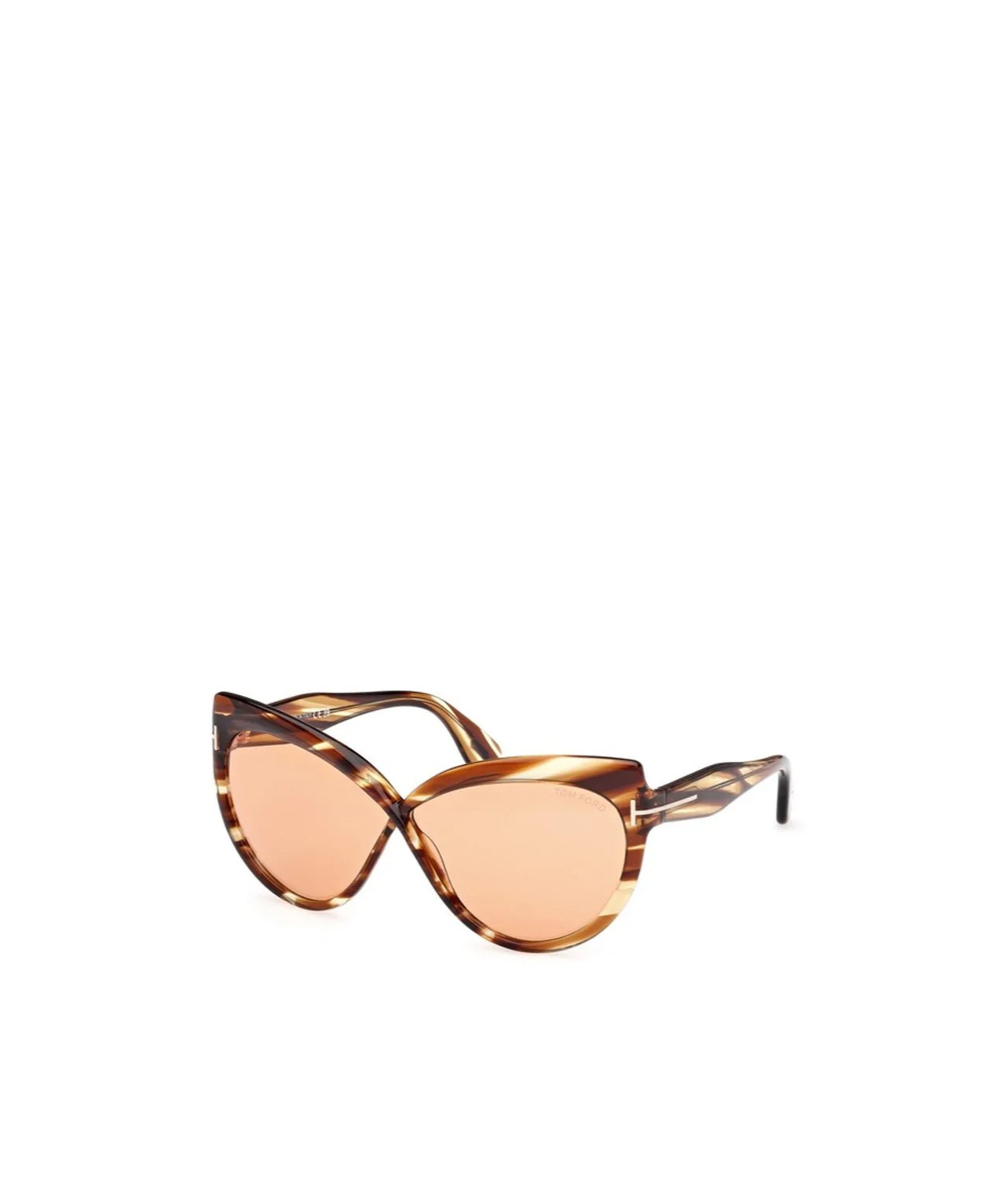Tom Ford Full Frame Sunglasses In Metallic