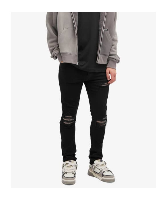 Amiri Snake Mx Jeans In Black