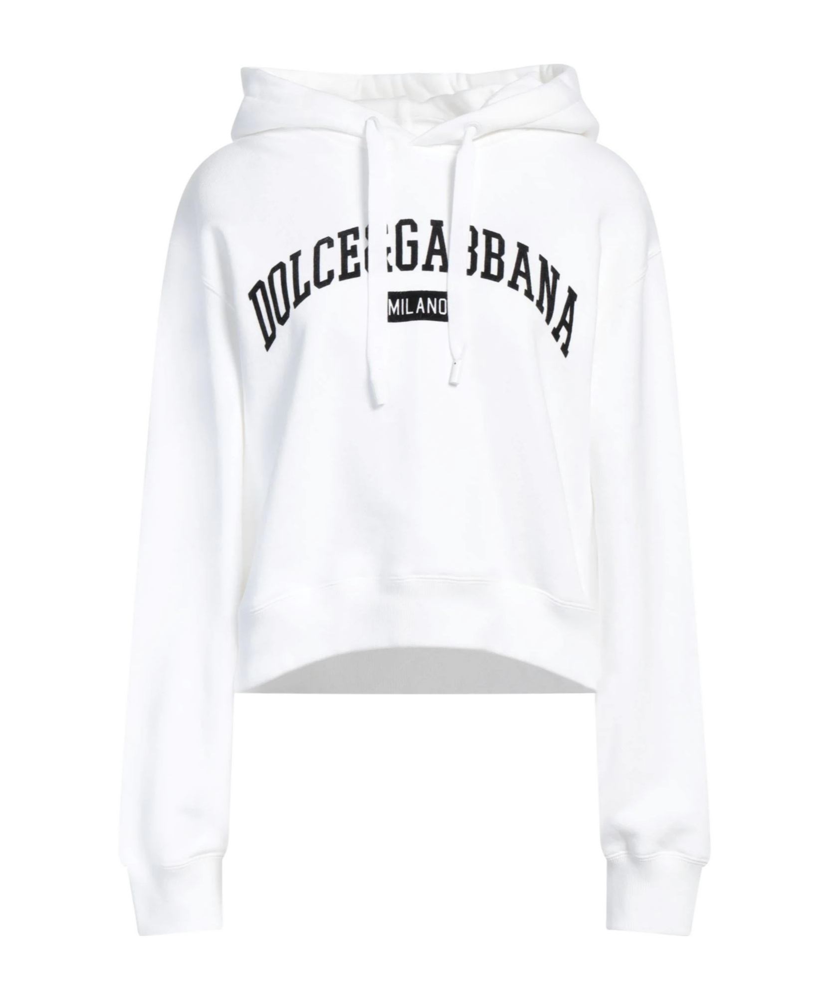 Dolce & Gabbana Solid-color Hoodie In White