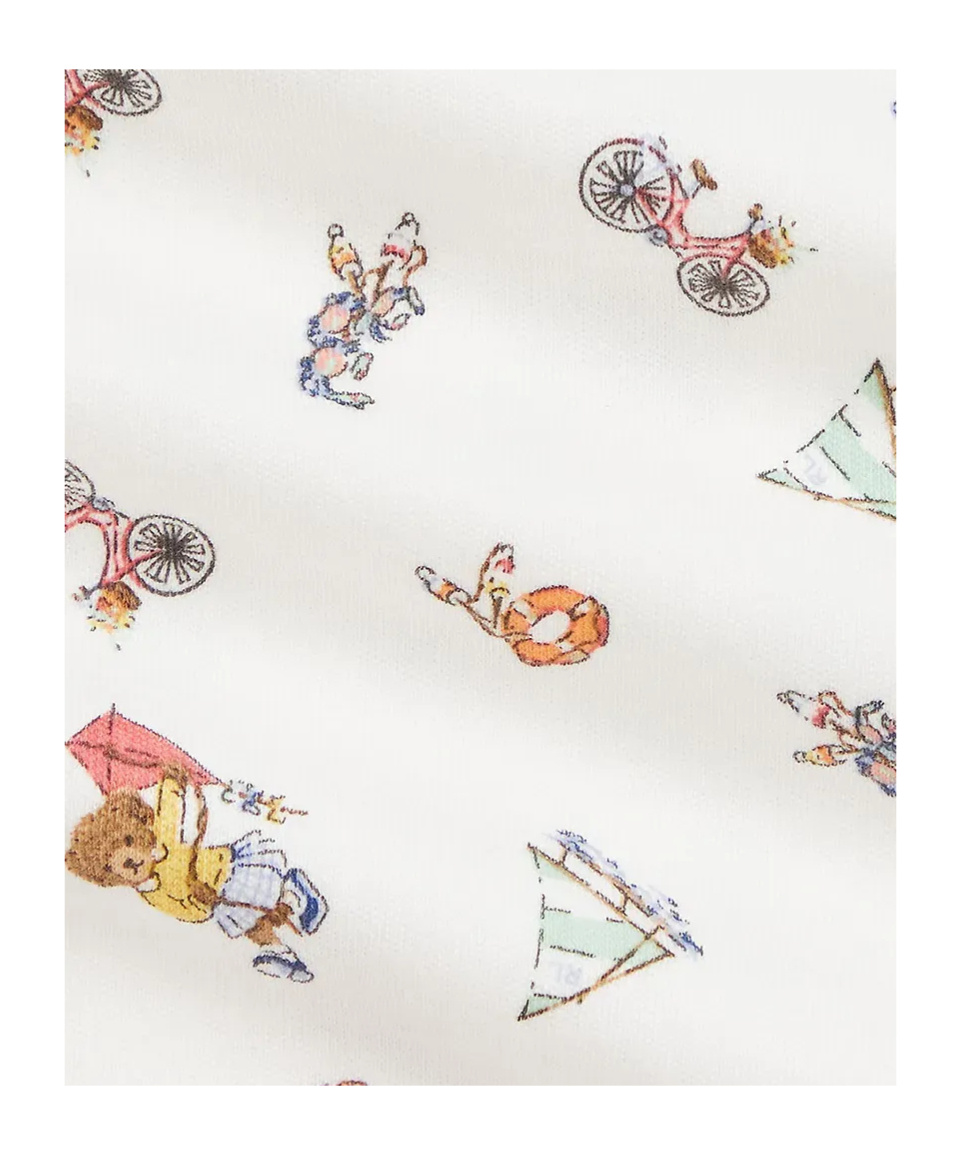 POLO RALPH LAUREN PRINTED BODYSUIT TWO-PIECE