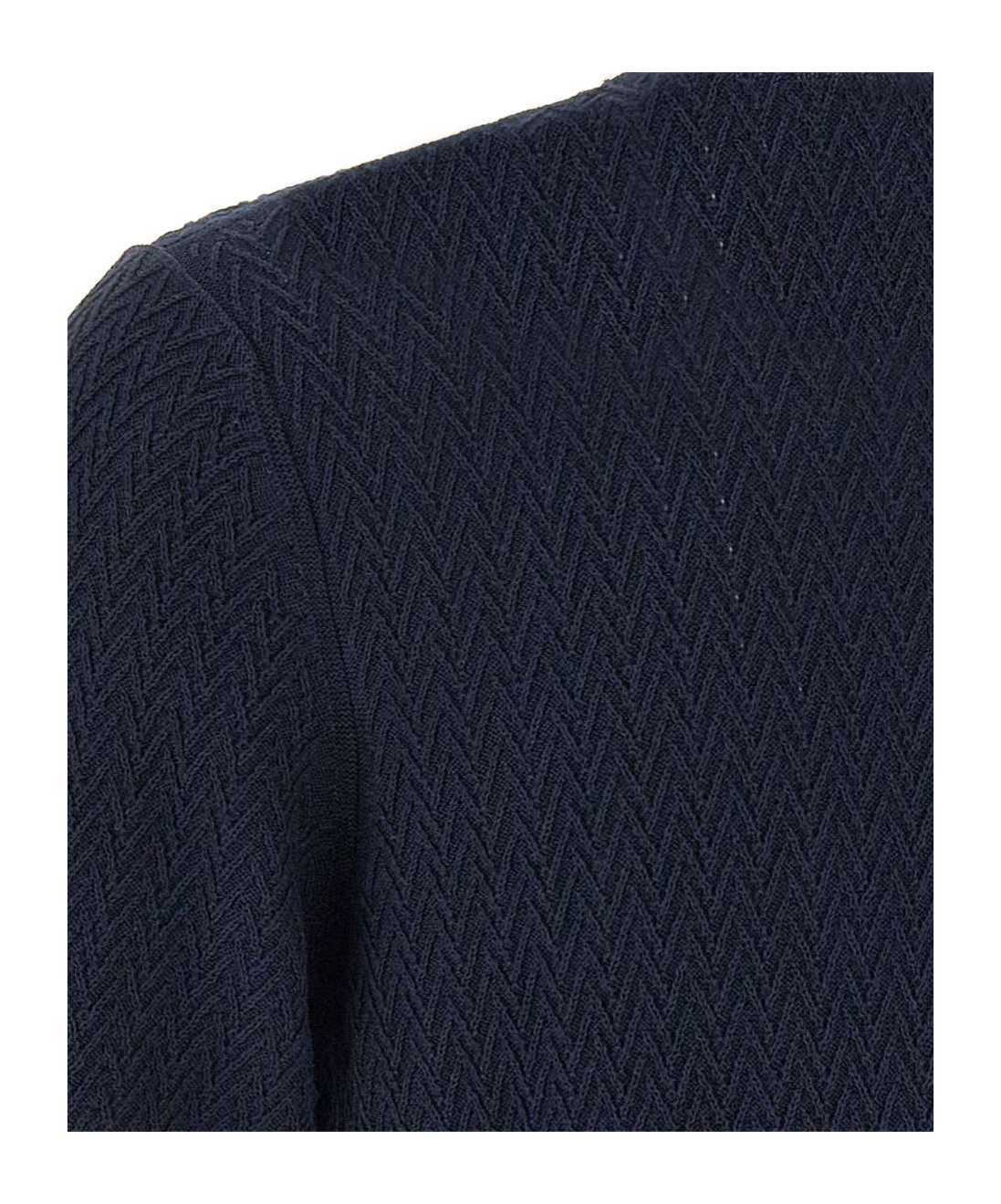 Gran Sasso Short Sleeved Jumper In Blue