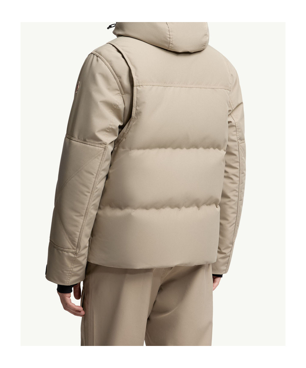 Moncler Elfin Hooded Gore-tex Laminate Down Ski Jacket In White