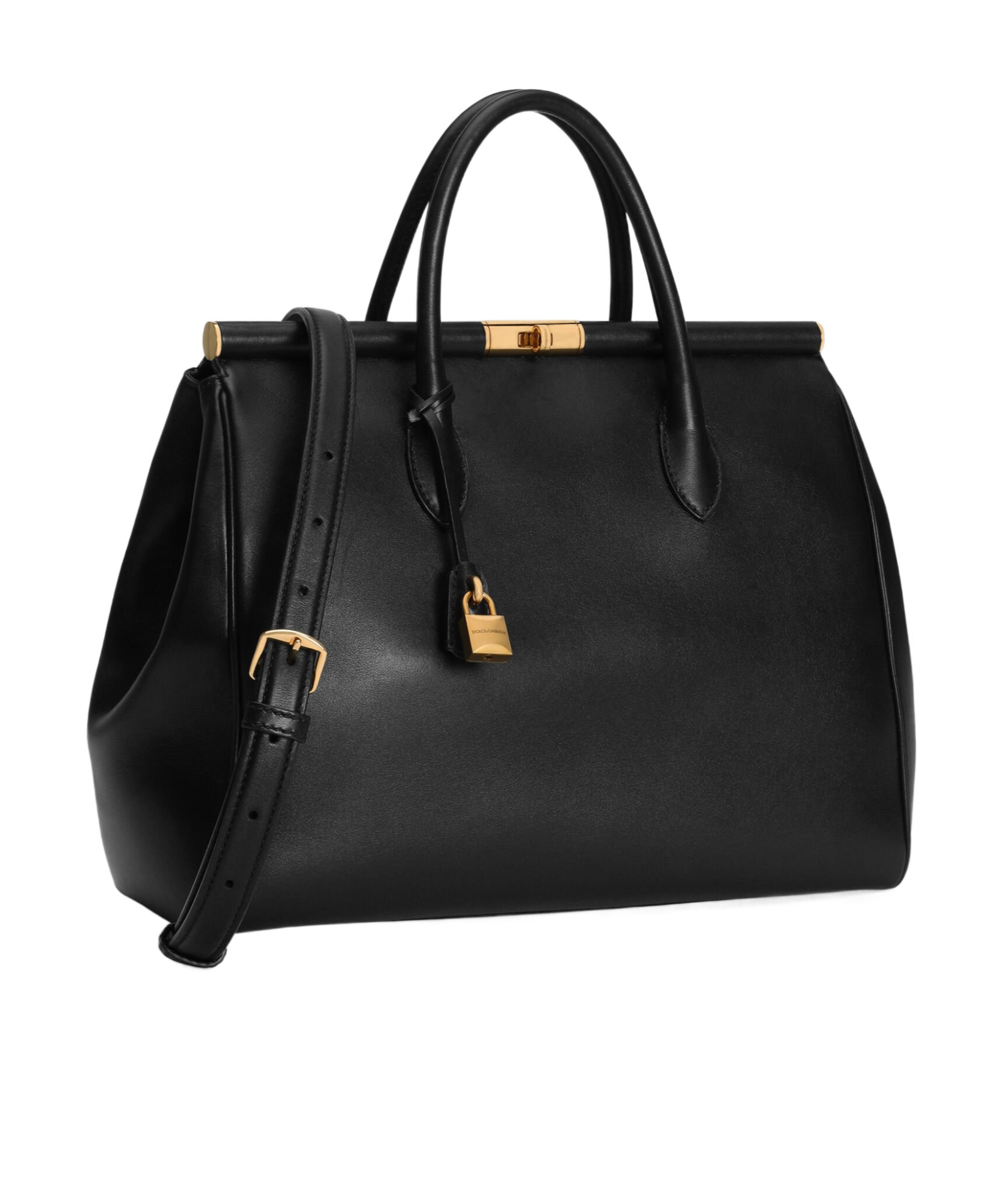 Dolce & Gabbana Sicily Tote Bag In Black