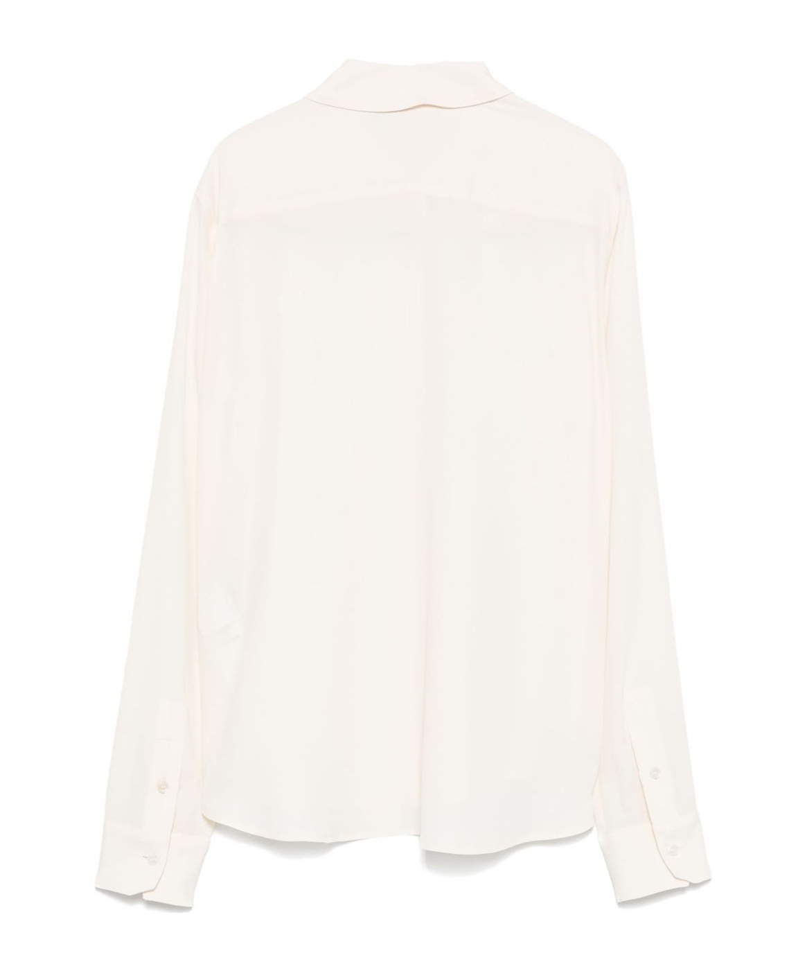Seventy Chloé Cream Crepe Blouse In White