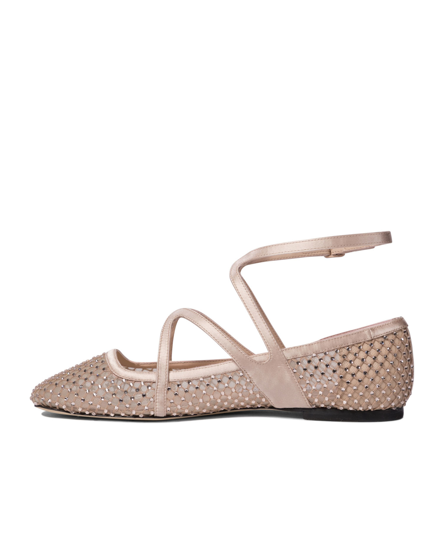 Jimmy Choo Astoria Ballet Fl In Nude