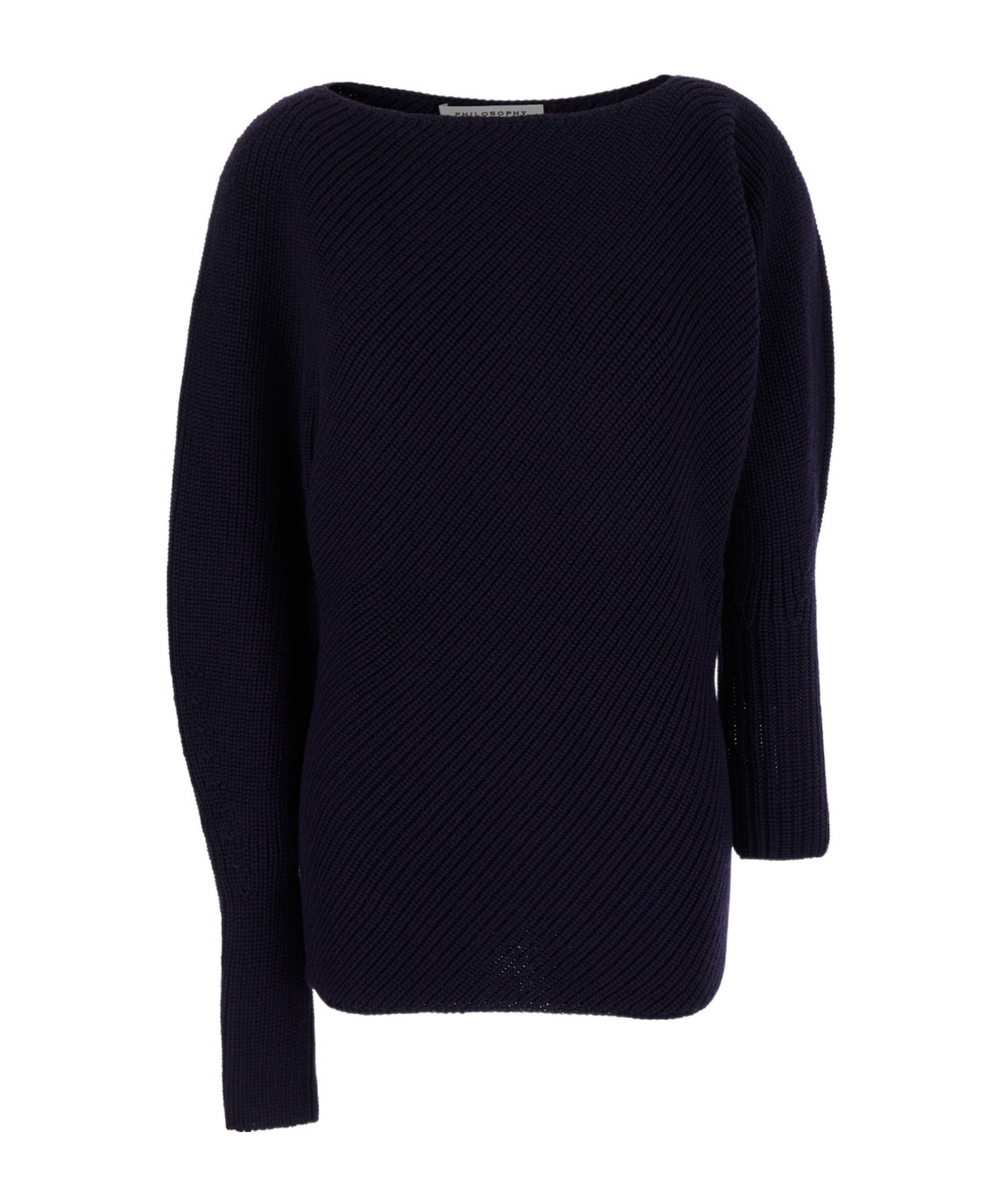 Philosophy Di Lorenzo Serafini Long-sleeved Sweater In Black