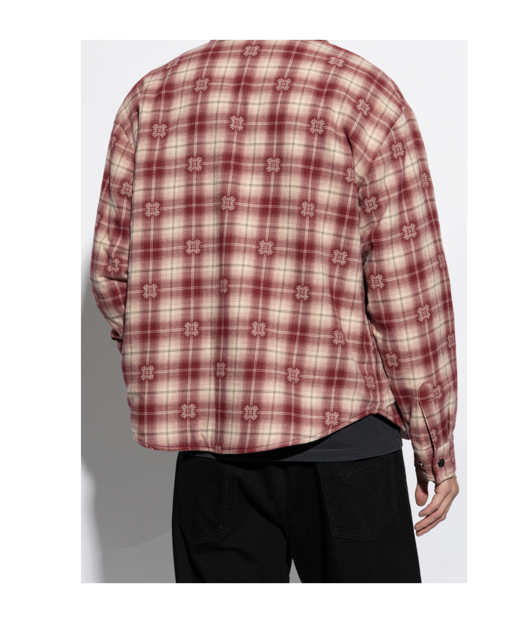 Amiri Insulated Shirt Jacket In Nude