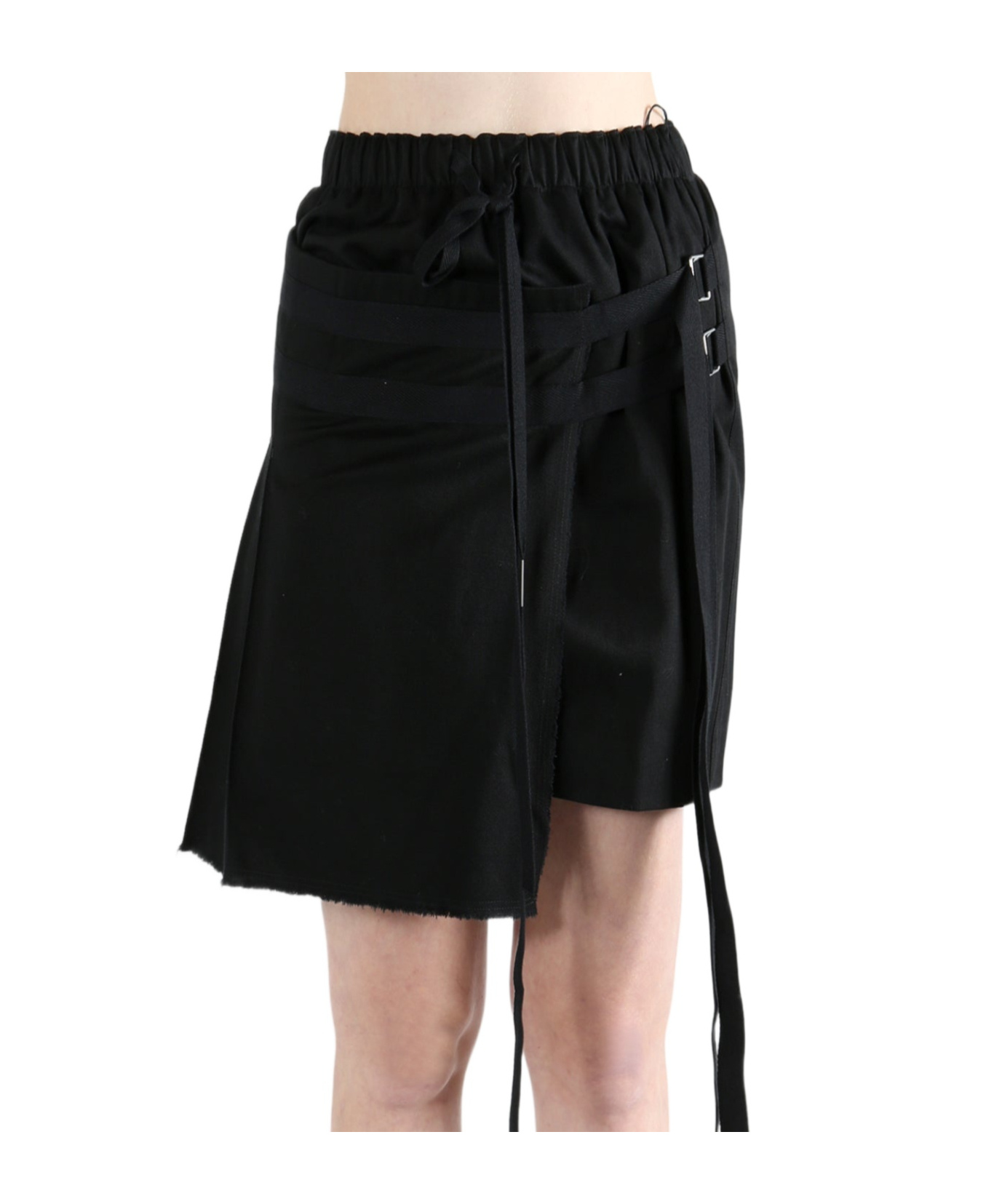 Ann Demeulemeester Elastic Waist Skirt In Black