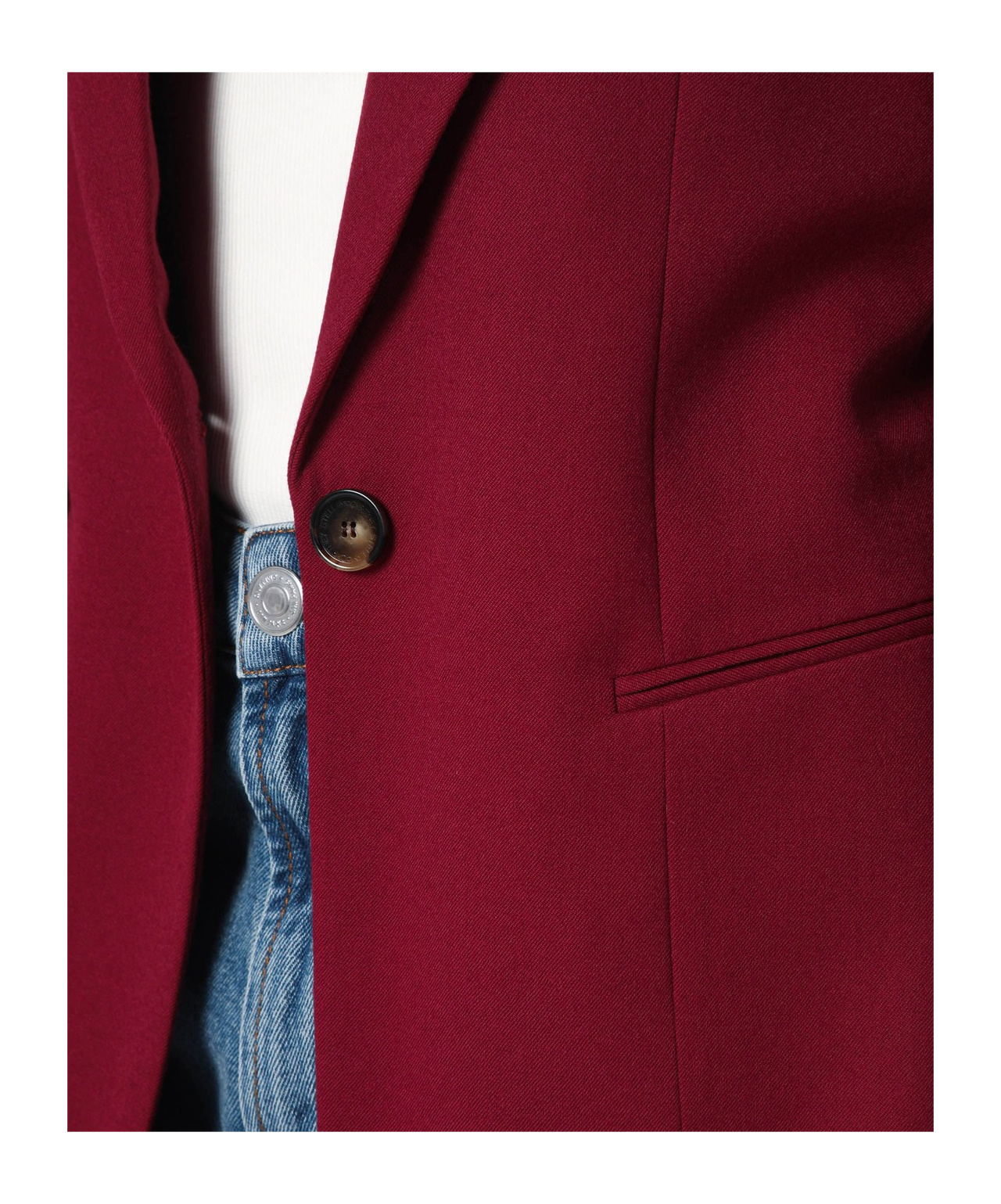 Stella Mccartney Single-breasted Jacket In Jazzberry Wool