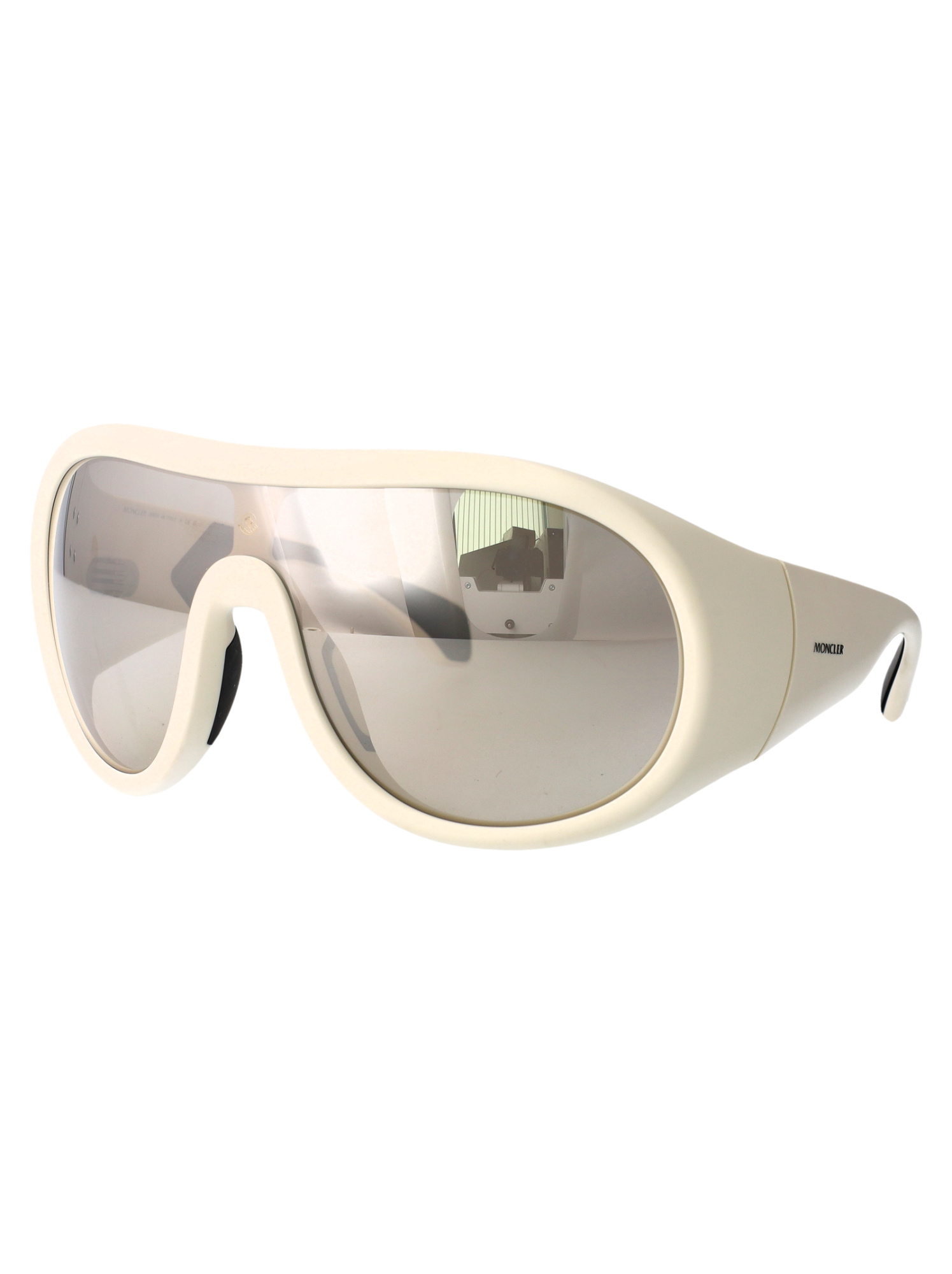 Moncler Eyewear Oversized Frame Sunglasses In White
