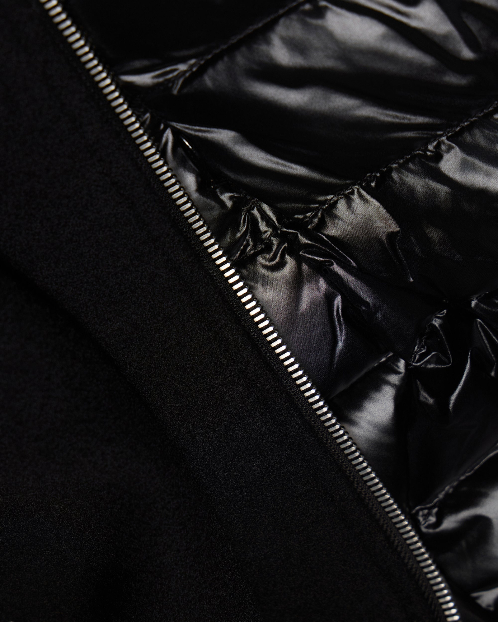 Moose Knuckles Grid 3-in-1 Wool Bomber Jacket In Black