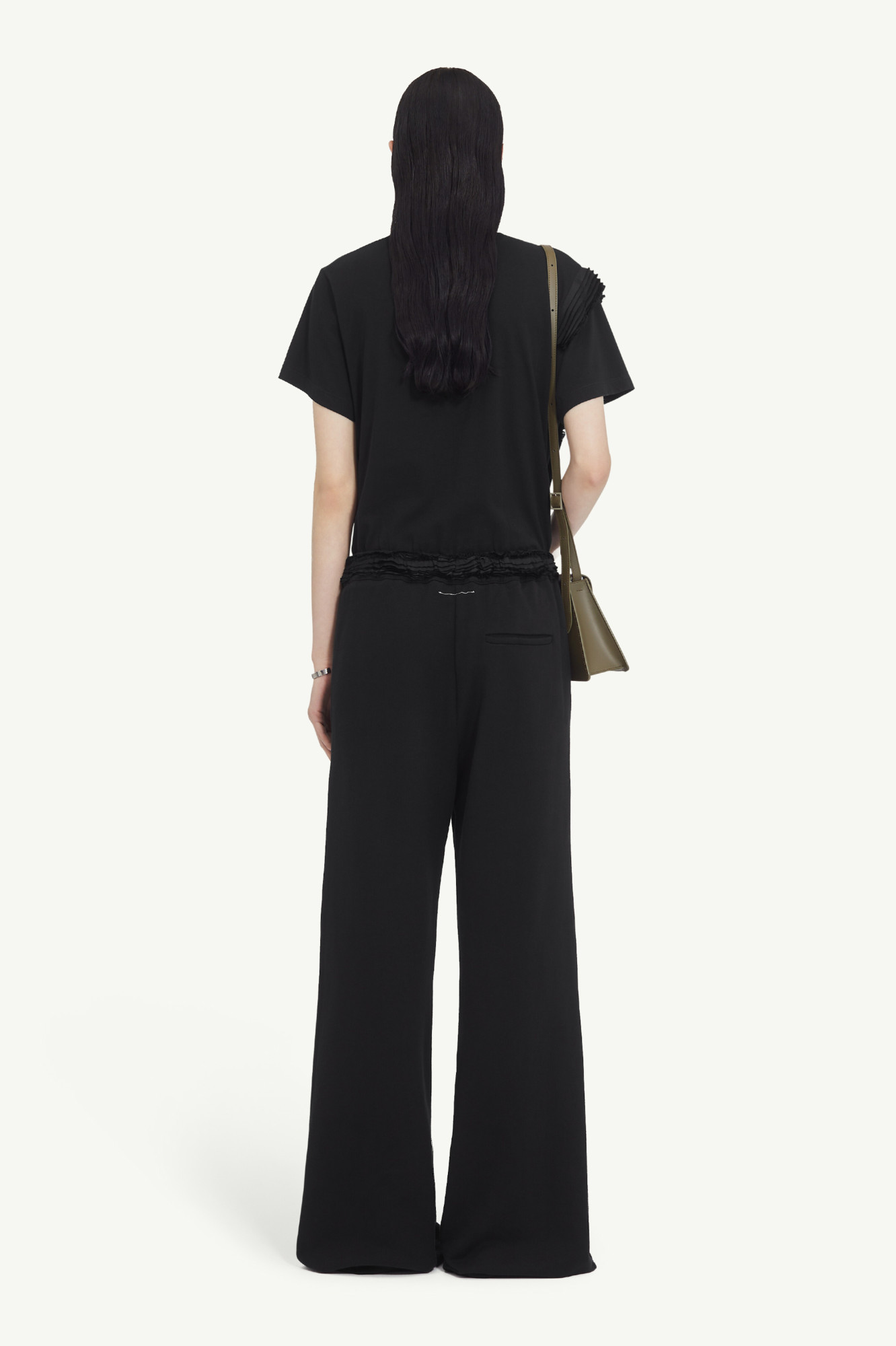 MM6 MAISON MARGIELA UNBRUSHED SWEAT JERSEY TROUSERS