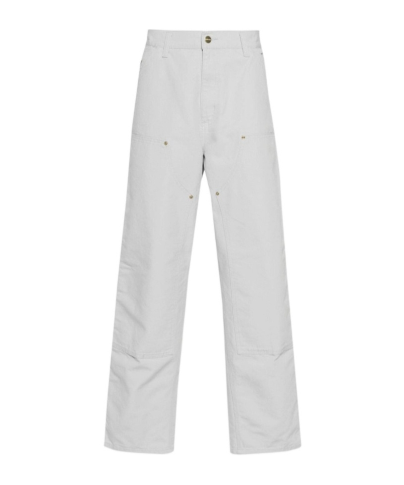 Carhartt Straight Leg Trousers Pockets Loops In White