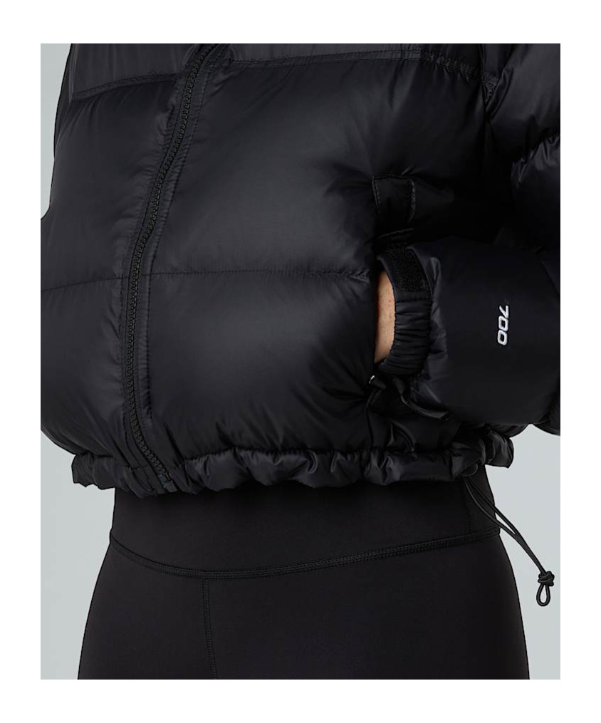 The North Face 1996 Retro Nuptse Hooded Quilted Shell Down Jacket In Black