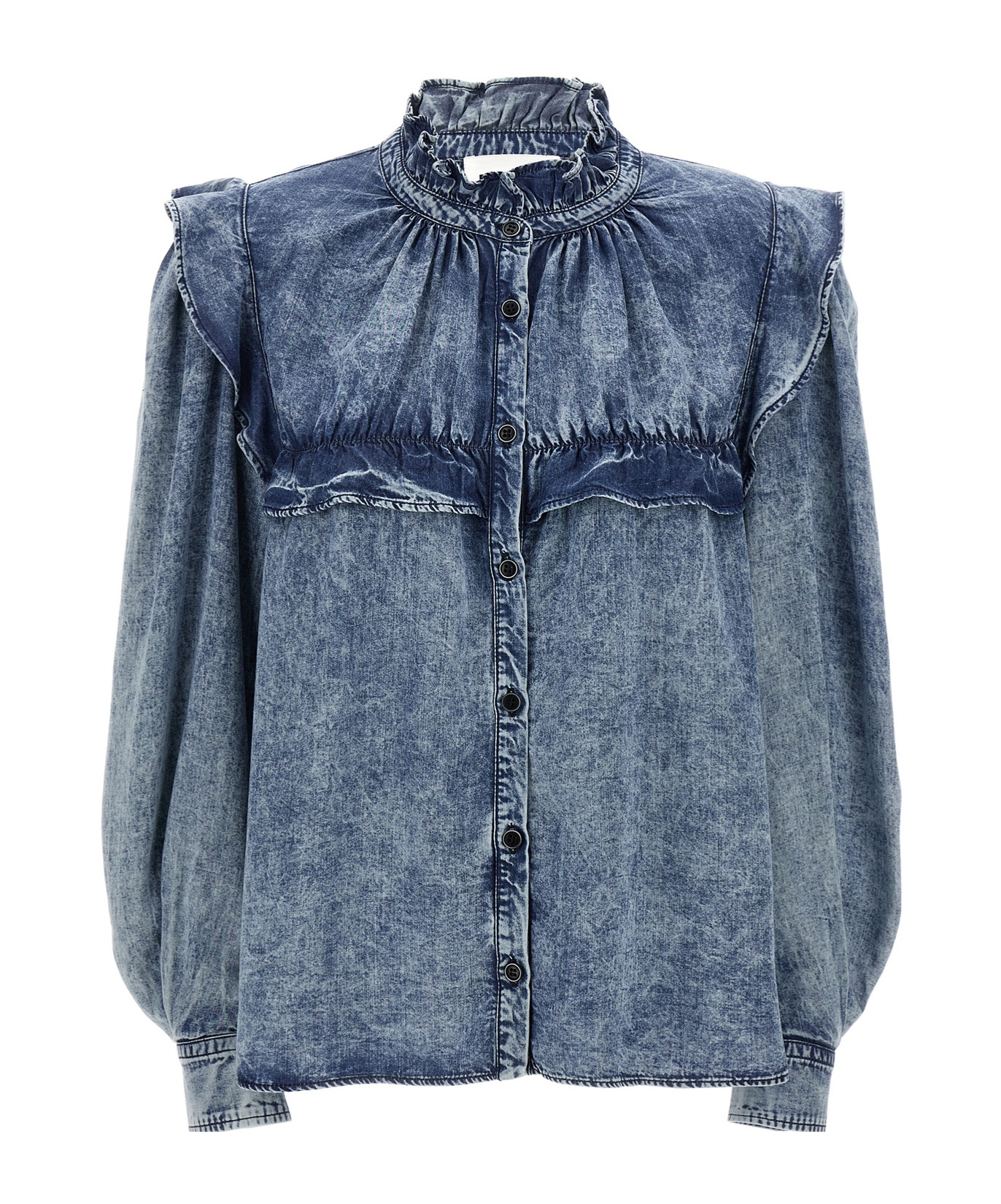 Isabel Marant Étoile Idety Blouse In Gray