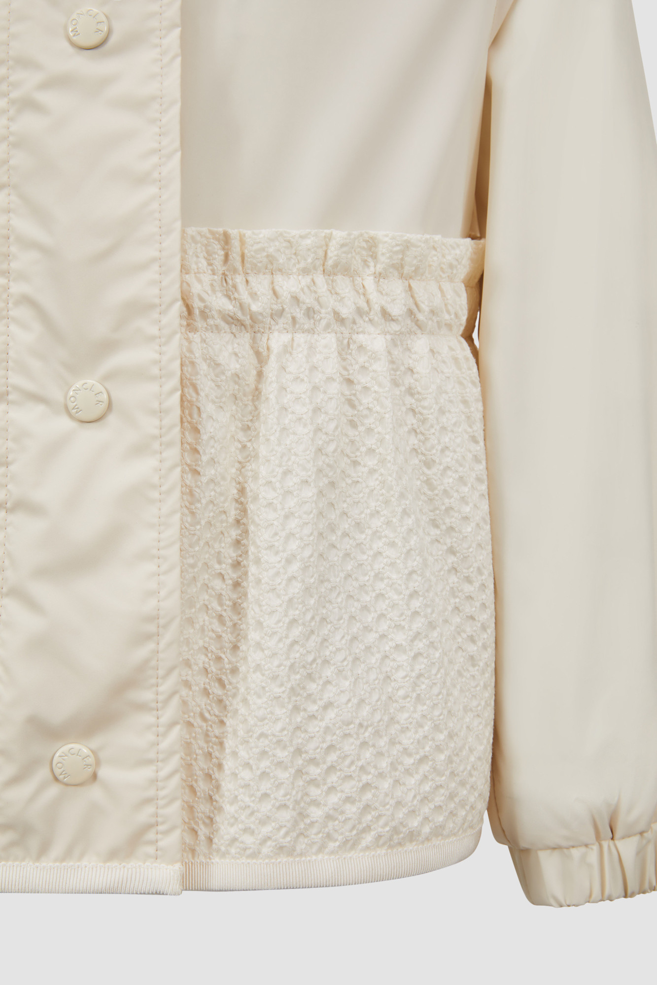 Moncler Odete Hooded Jacket In White