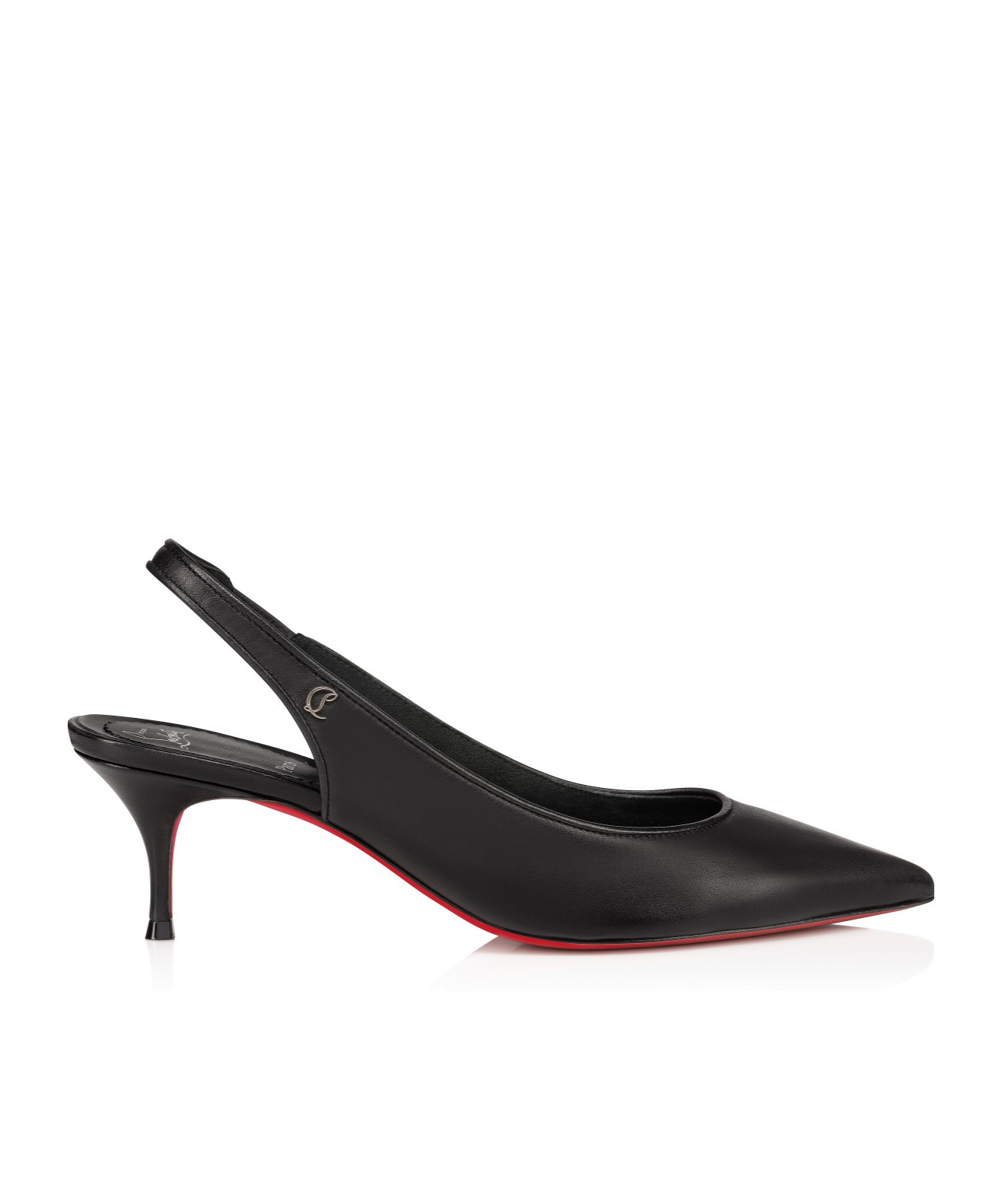 Christian Louboutin 55mm Sporty Kate Nappa Slingback Pumps In Black