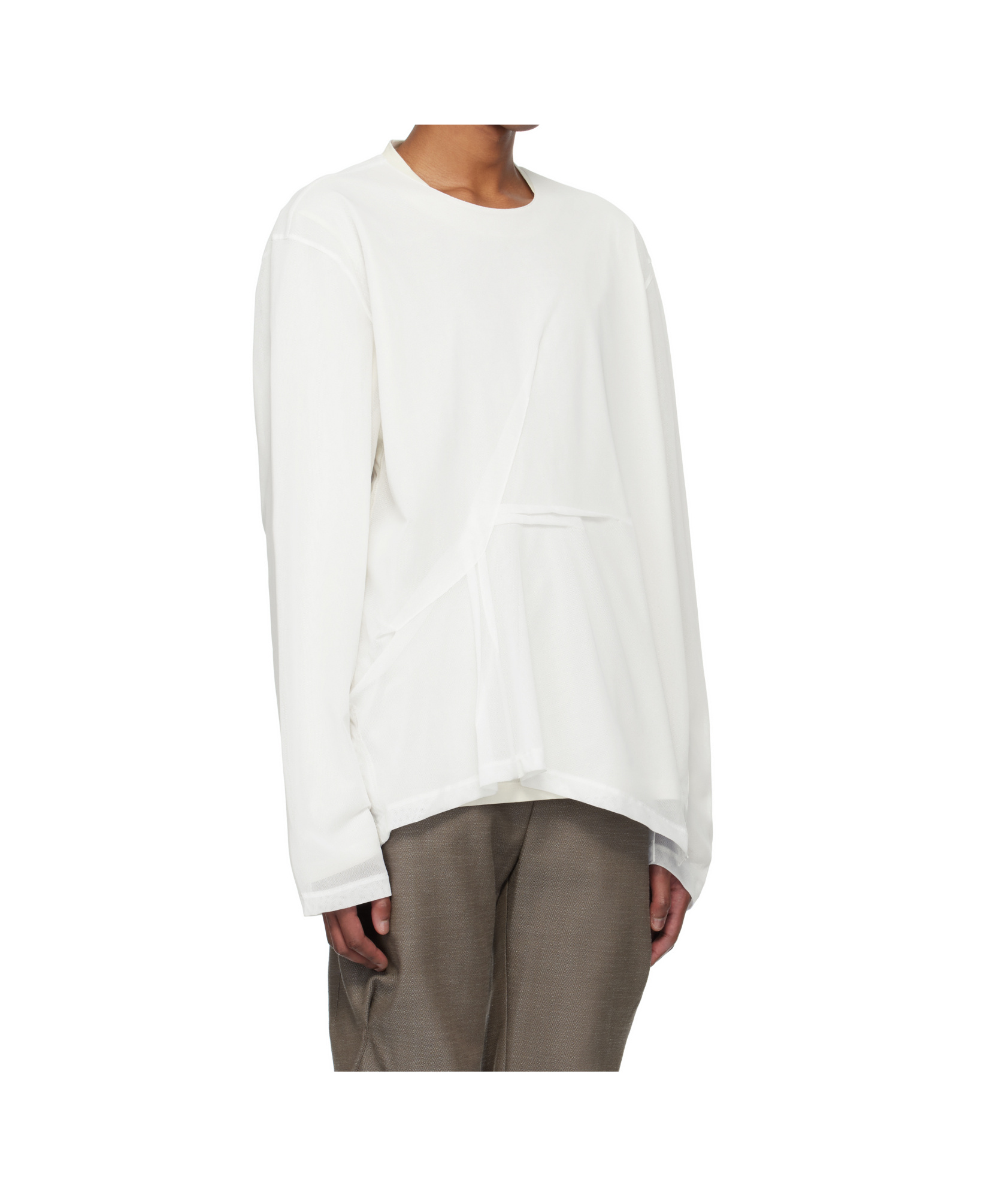 Kiko Kostadinov Inex Mesh T-shirt In White