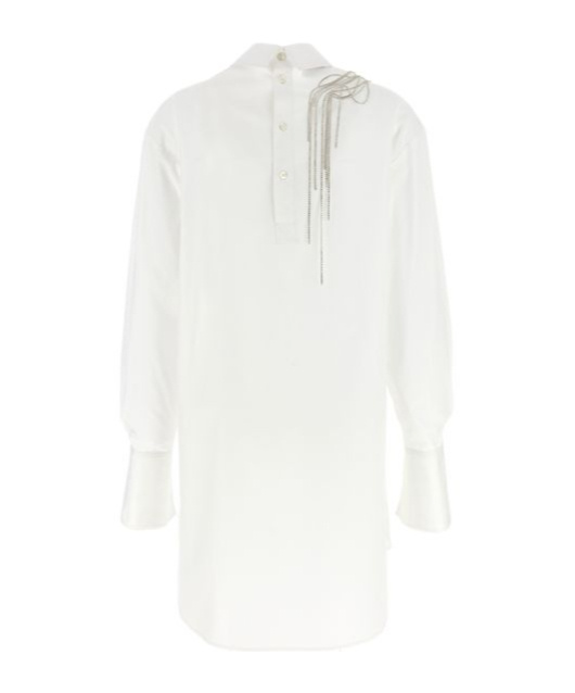 Dries Van Noten Corso Embellished Oversize Cotton Shirt