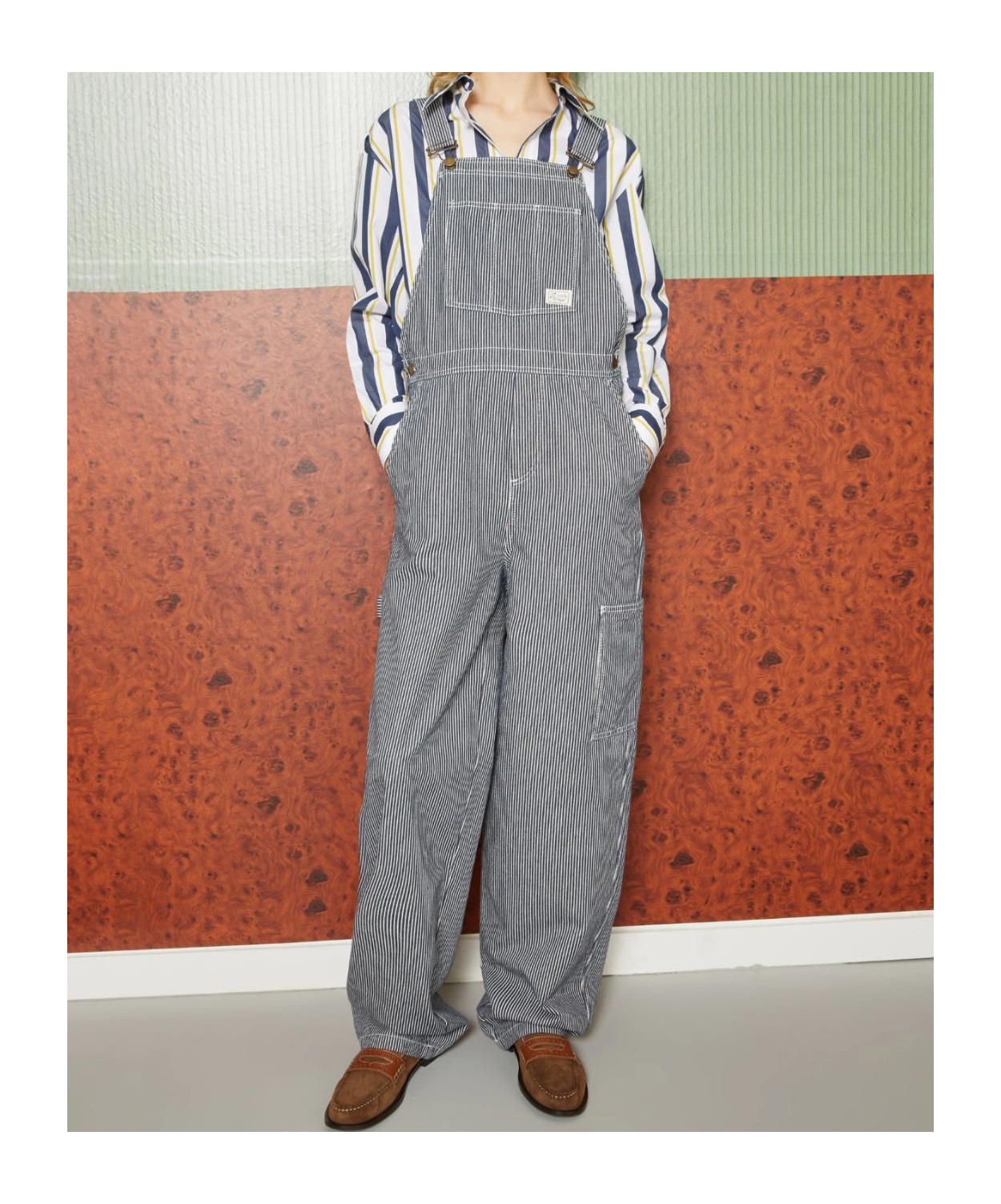 Maxco. Magico Adriatico Denim Dungarees In Multi