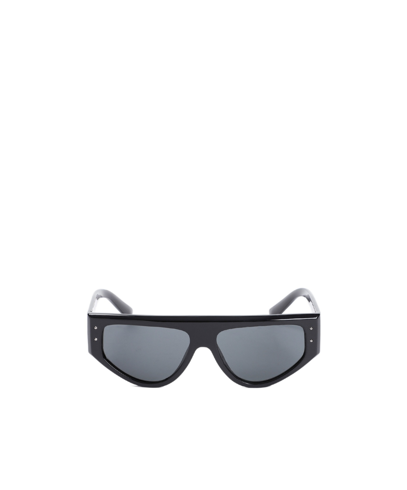 Dolce & Gabbana Rectangular Logo Sunglasses In Gray