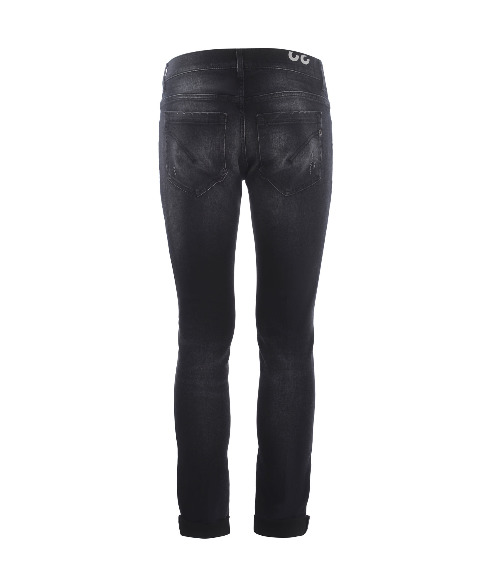 Dondup Straight Jeans Pants In Black
