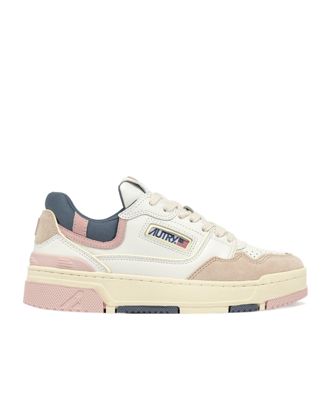 Autry Round-head Sneakers In Nude