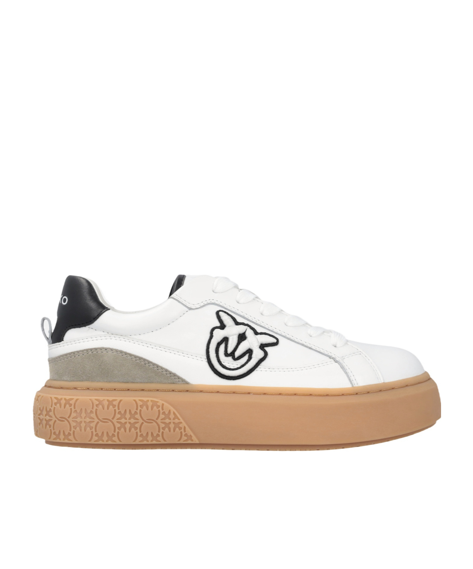 Pinko Platform Trainers In White