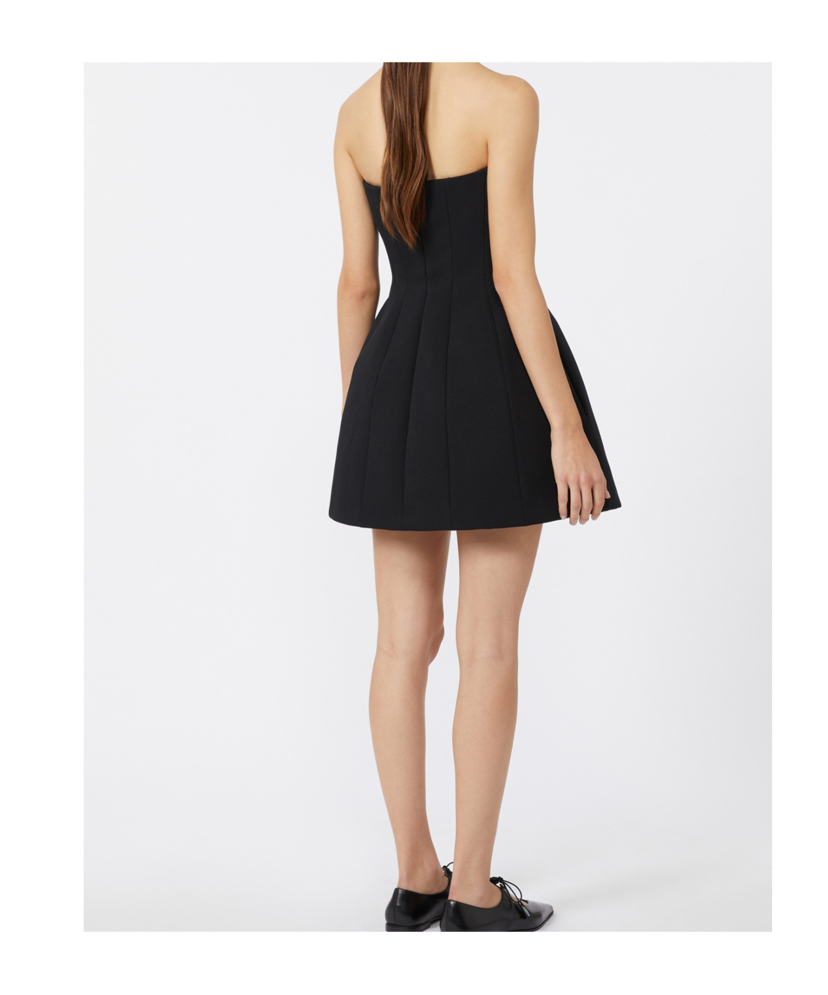 Max Mara Betel Strapless Paneled Mini Dress