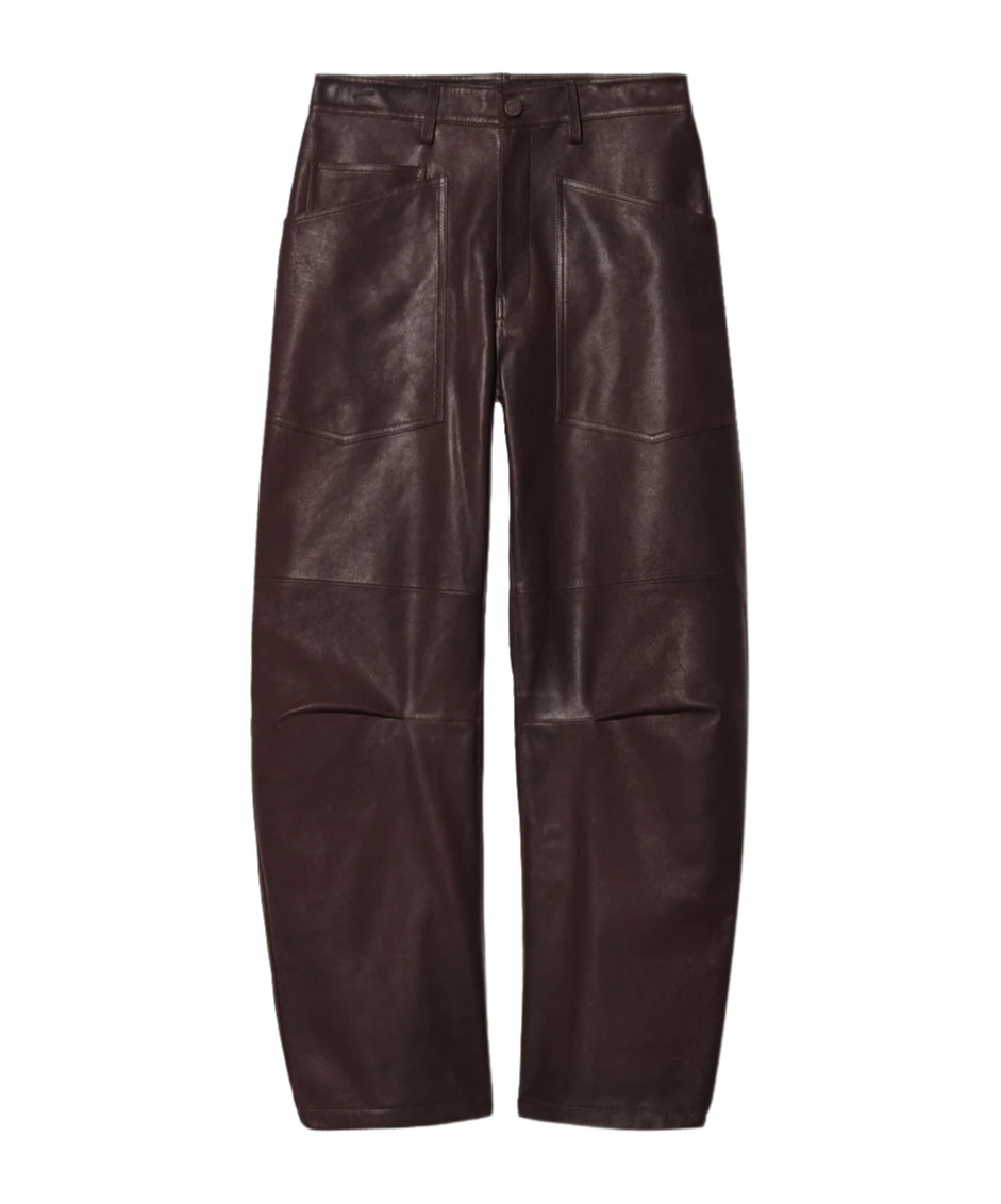 Nili Lotan Belt Loop Casual Pants In Brown