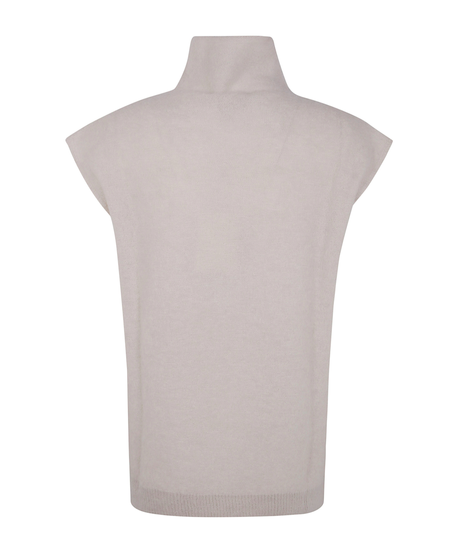 Antonelli High-neck Knitted Sweater In Gray