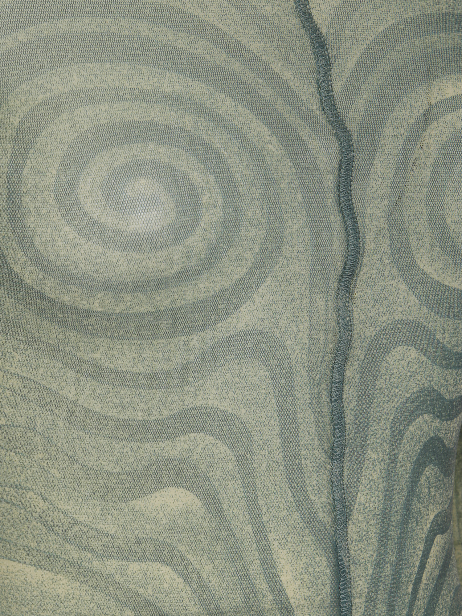 Shop Jean Paul Gaultier Spiral-print Maxi Dress In Green