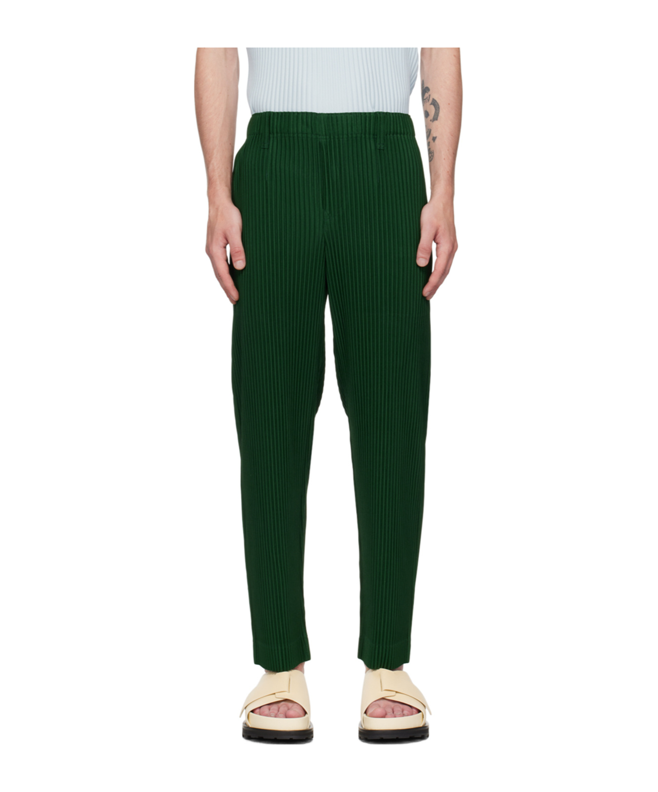 ISSEY MIYAKE PLEATED TROUSERS