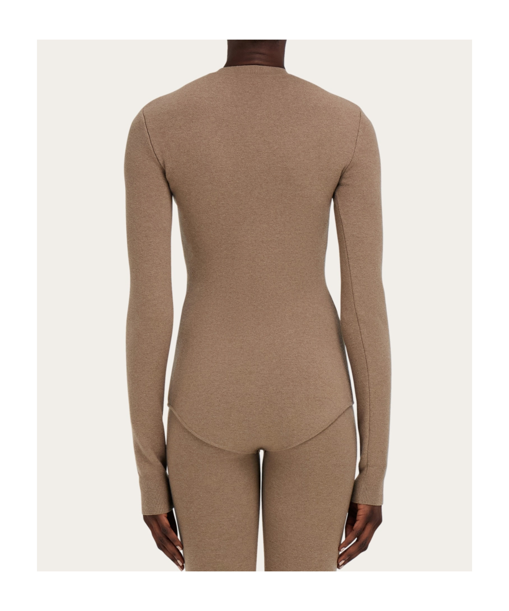 Ferragamo Jersey Body In Brown