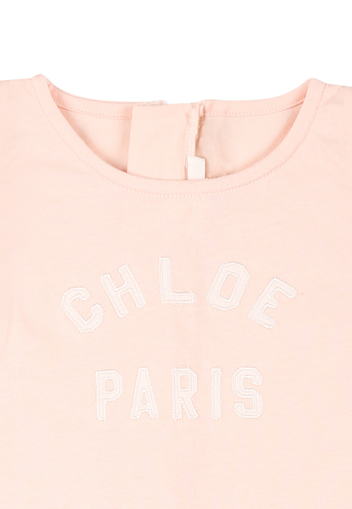 Chloé Round-neck Dress In Neutral