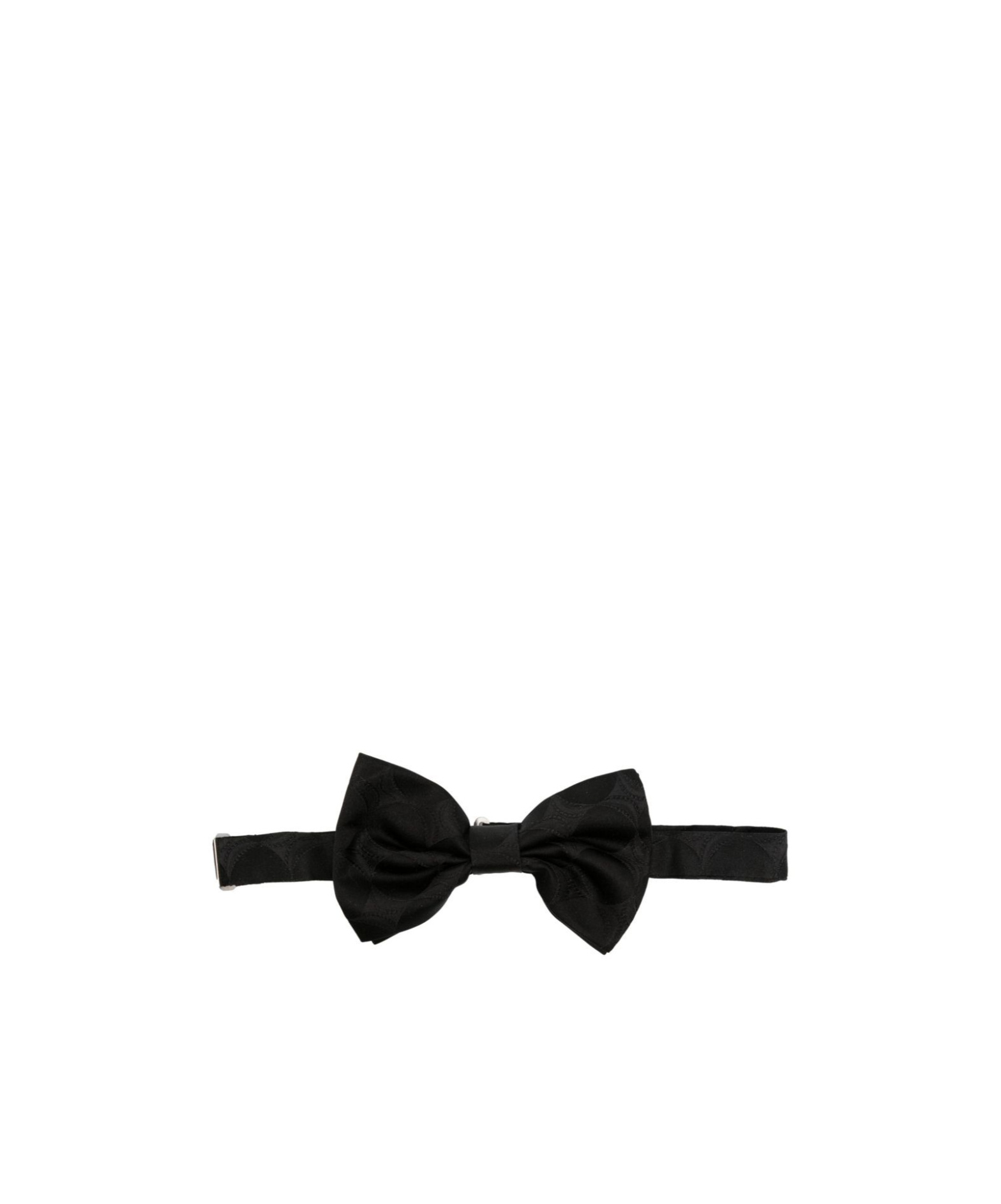 Shop Tagliatore Bow-detailing Silk Tie In Black