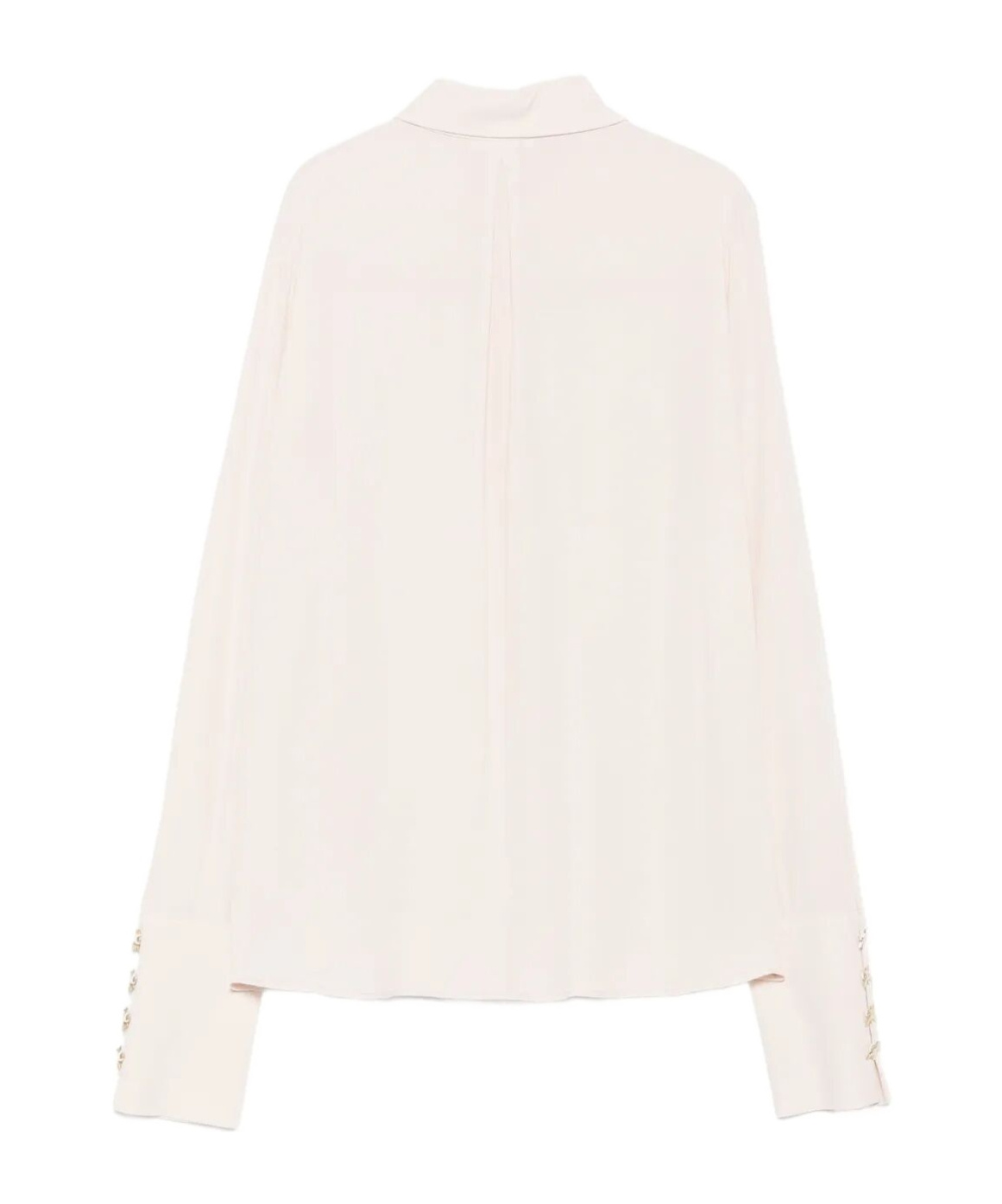 Patrizia Pepe Button-cuff Blouse In Pink