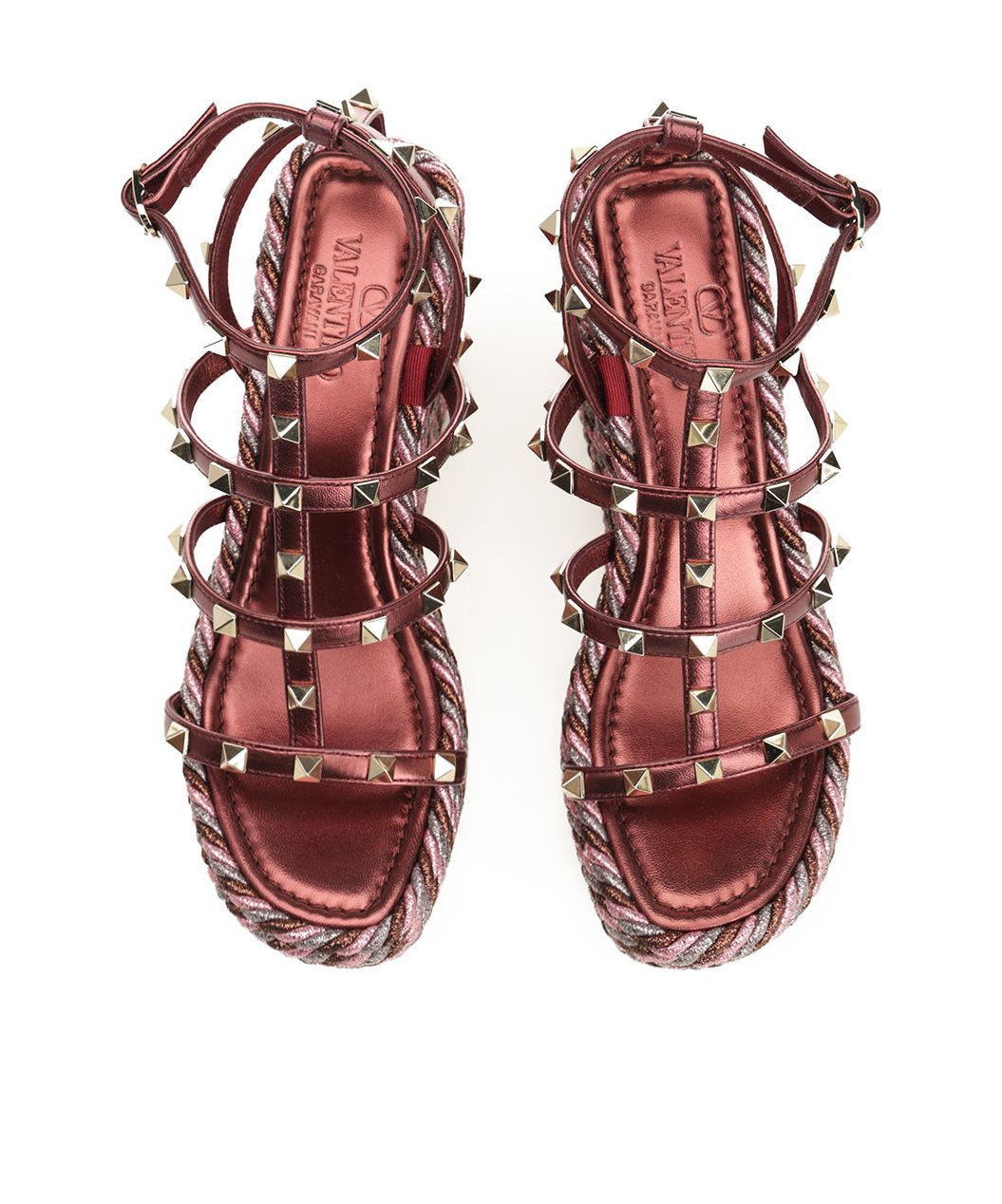 Valentino Open-toe High-heeled Sandals In Red
