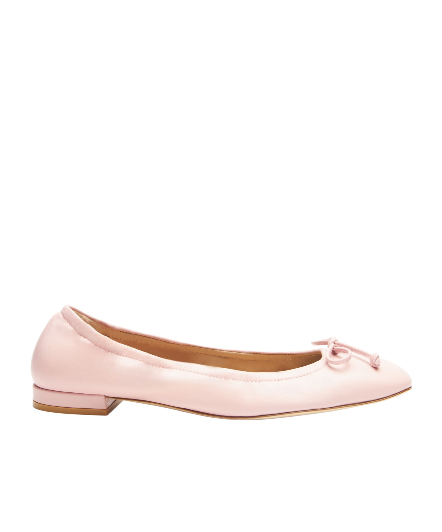 Stuart Weitzman Bria Ballet Flats In Nude