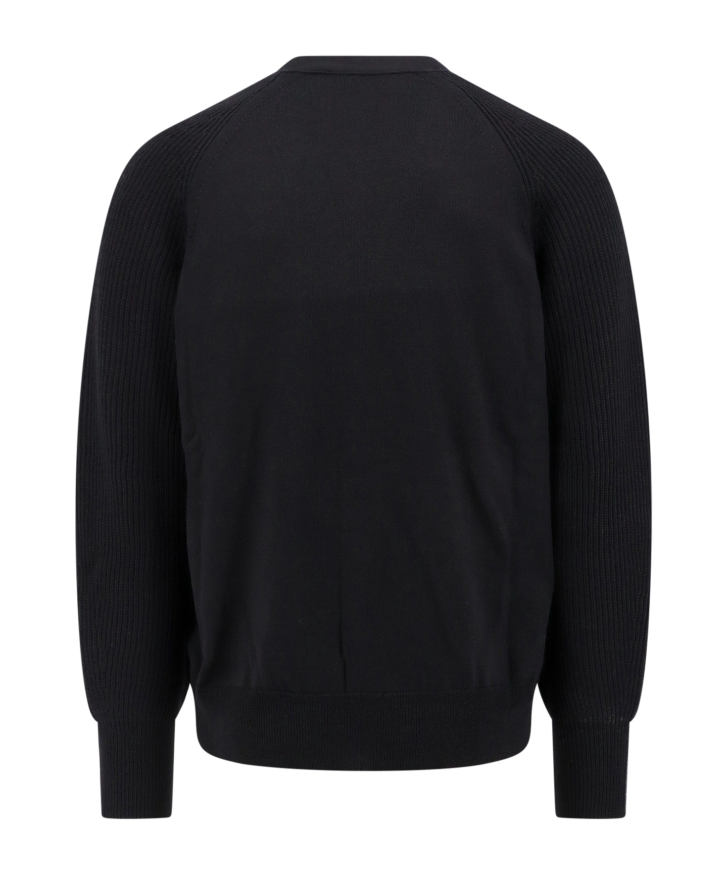 Alexander Mcqueen Wool Cardigan With Logo Embroidery In Black