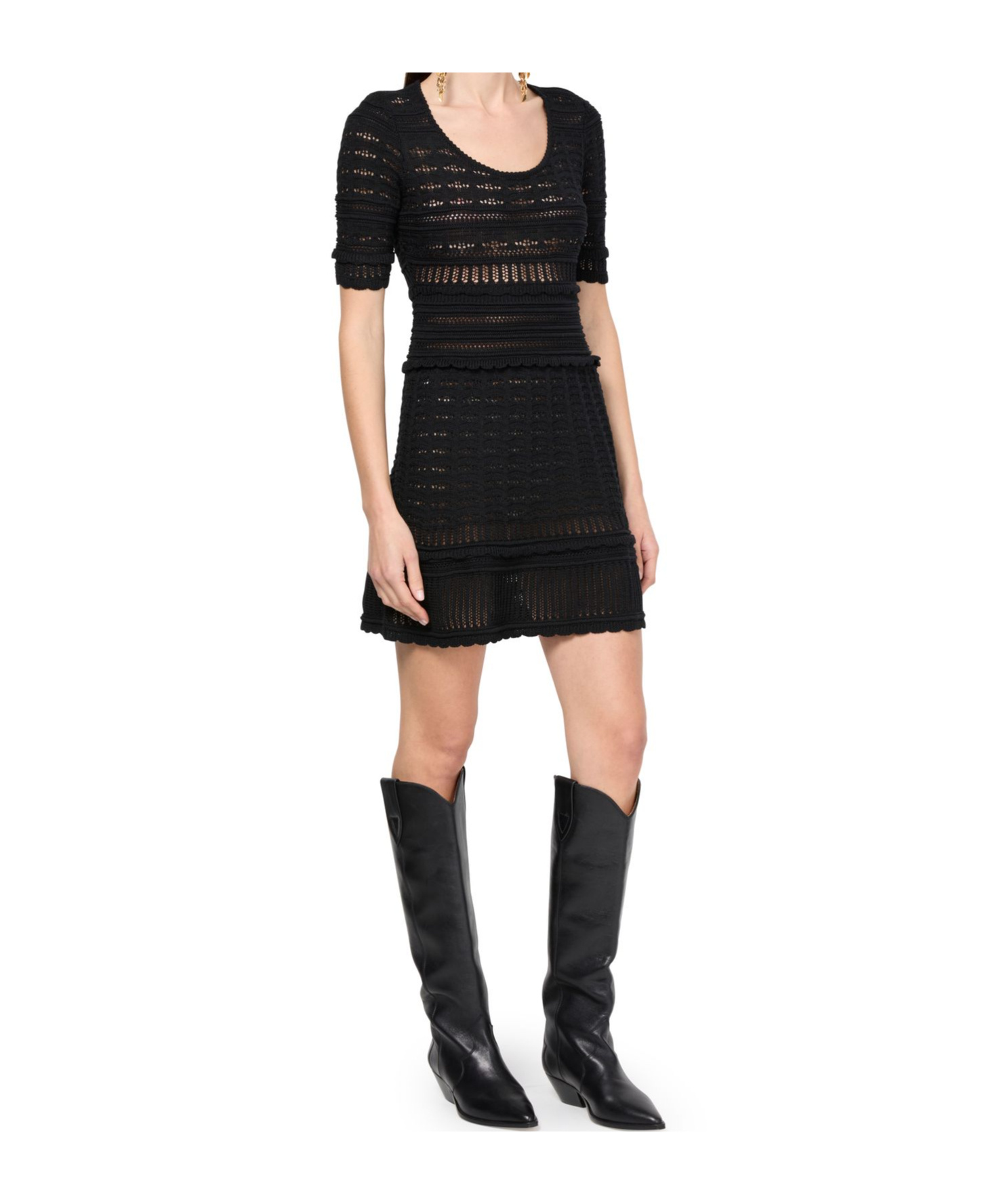 Shop Isabel Marant Étoile Abril Dress In Black