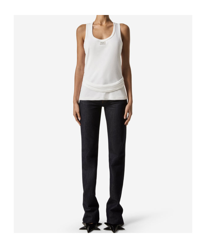 Coperni Round-neck Vest In White